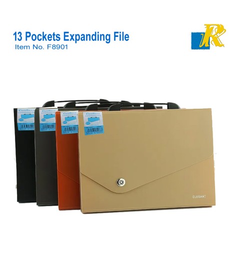 Connie Expanding File Document File FC-13Pockets  Item No. F8901