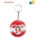 Bahrain Flag Keychain Button Badge with Mirror -58mm