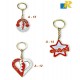 Bahrai Flag Customized KeyChain