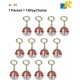 Bahrai Flag Customized KeyChain
