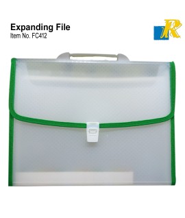 13 Pocket Plastic Expanding File for Document Organize Size FC | Item No. FC412