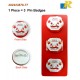 Bahrain National Day - Pin Badges (Pack of 3)