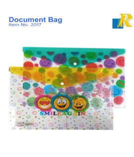 Printed Document Folders Wallet Bag for File Paper Receipts (12 Pieces)  | Item No. 2017