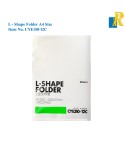 Chanyi A4 Size L-Shaped Folder Pack of 12 Transparent Plastic Container Item No.CYE310-12C