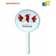 Bahrain National Day Hand Fan with Pen ( 12 Pcs )