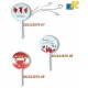 Bahrain National Day Hand Fan with Pen ( 12 Pcs )