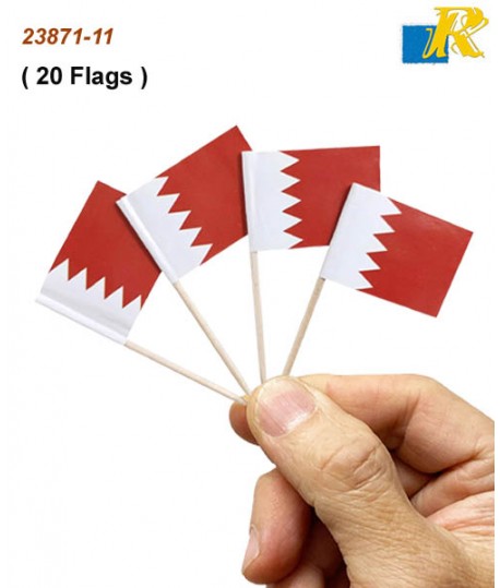 Bahrain Flag Small Toothpick Mini Stick Flags Decorations