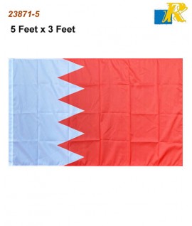 Bahrain National Flag 5*3 Feet Rectangle Outdoor Flag (Polyester)