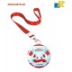 bahrain National Day Flat Strap Lanyard with Swivel Hook Clip