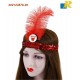 Feather & Sequin Decor Costume Headwear / HeadBand