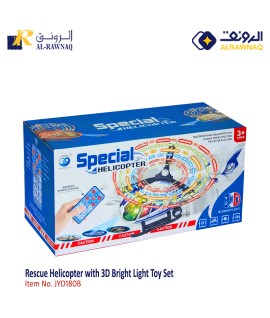 Rescue Helicopter Toy with 3D Bright Lights & Realistic Design Item No. JYD180B