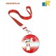 Bahrain National Day Flat Strap Lanyard with Swivel Hook Clip