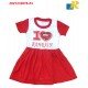 National Day Baby Girl dress - I Love Bahrain dress