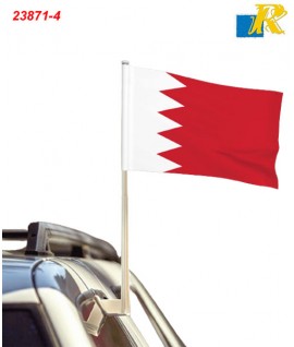 Bahrain National Flag - Car Window Mounted Flag 45x30 cm