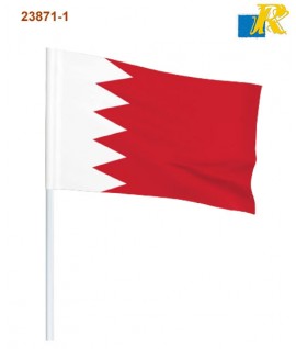 Bahrain National Flag 3*2 Feet Rectangle Outdoor Flag (Polyester) with flagpole