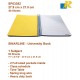 Sinarline 1 Subject University NoteBook 80 Sheets 27.9 x 21.5 cm