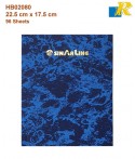 Sinarline Register Book 9" x 7" 96 Sheets 22.5 x 17.5 cm