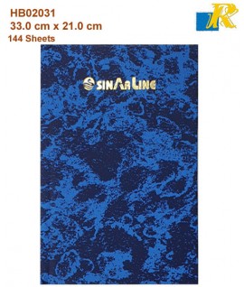 Sinarline Register Book - F/S -  144 Sheets 33.0 x 21.0 cm