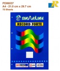 Sinarline Record Forte - A4 -  70 Sheets 29.7 x 21.0 cm - 4 Holes