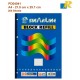 Sinarline Block Refill Pad - A4 -  200 Sheets - 29.7 x 21.0 cm - 2 Holes