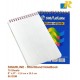 Sinarline 5MM Graph Spiral  Shorthand Notebook - 5" x 8" - 12.8 x 20.3 cm  70 Sheets