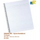 Sinarline Spiral Notebook - 10" x 8" - 25.4 x 20.3 cm  70 Sheets