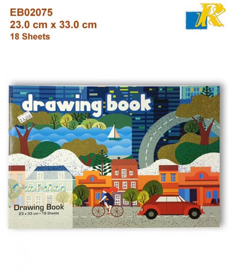 Sinarline Drawing Book - 23.0 x 33.0  18 Sheets 110-GSM