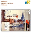 Sinarline Sketch Book - B4 - 25 x 35.3cm  20 Sheets 110-GSM