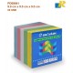 Sinarline Memo Cube Paper - Colors 9x9x9 cm With Gum