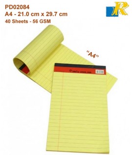 Sinarline A4 21.0 x 29.7 - YEllow - 40 Sheets