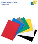 Color Foam Board A4 (One Side Color -  Back side White)