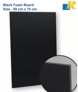 Black Foam Board 50x70 cm - 5mm