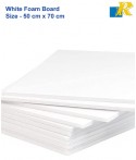 White Foam Board 50x70 cm - 5mm - Double side