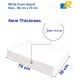 White Foam Board 50x70 cm - 5mm - Double side