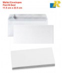 Wallet Envelops - Peel N Seal 11.5x22.5 cm White