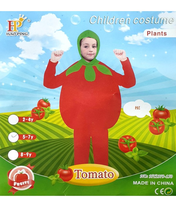 Children Costume - Tomato costume for kids - Alrawnaq Palace Trading