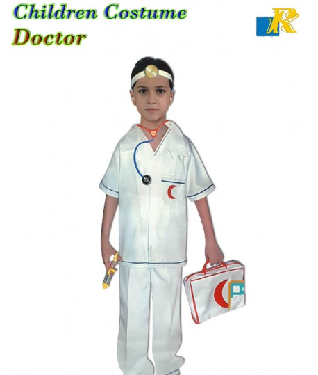 Children Costume - Doctor Costume for kids - Alrawnaq Palace Trading