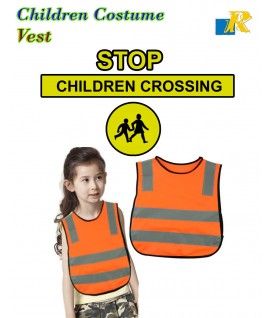 Children Costume - Vest - Stop - Children Crossing - Occupation Costume for kids