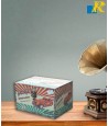 Vintage Storage Wooden Box / Living Room Decor / Retro Wooden Casket Lock Jewelry Box