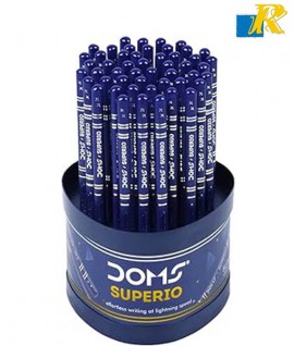 Doms Superio Non-Toxic Super Dark Graphite Pencils - Tumbler Pack ( Pack of 50 Pencils )