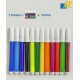 Doms 12 Shades Water Color Pens 8.5 cm (Art No. 3497)