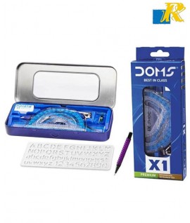 Doms X1 premium Mathematical Drawing Instrument Box (Art No. 7125)