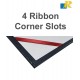 Certificate Holder / Embossed design hard board Cover With Ribbon Corner Slot (Item No. 14-7)