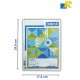 Doms School Note Book | Geometric Patterns| Four lines | 80 Pages | 24 x 17 cm | (Art No.8958)