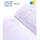 Doms hard Bound Cover School Note Book | 3D Objects| Arabic Ruling Single line |120 sheets | 24 x 17 cm | (Art No.8964)