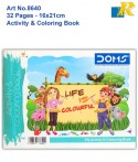 Doms My Activity & Coloring Book | 32 Pages | 16x21cm | Art No. 8640