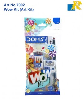 Doms Wow Kit | Art Kit | Perfect Value Pack | Kit for Creative Minds | Combination of 7 Stationery Items Art No.7902