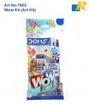 Doms Wow Kit | Art Kit | Perfect Value Pack | Kit for Creative Minds | Combination of 7 Stationery Items Art No.7902