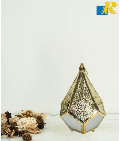 Metal Antique Collection Decorative Beautiful Moroccan Lantern Hanging Lantern, (Size 15x15x22 cm) Item No. 220104-8