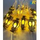 Decoration String 20 LED Lights, Golden Lantern Shape for Festival Party, Item No.6101-8